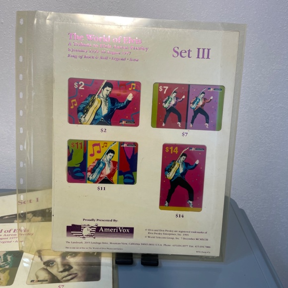 ELVIS Tribute Set of 5 Official Cards - Picture 4 of 10